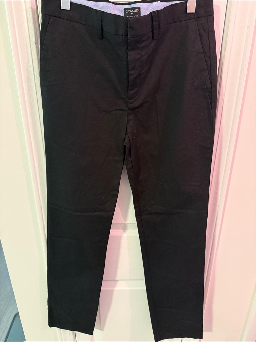 $15: J Crew Factory Boys' Thompson suit pant in flex chino, black size 14